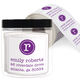 Emily Square Address Labels in a Jar Image 1 of 3