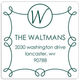 Waltman Square Address Labels in a Jar Image 2 of 2
