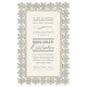 Silver Snowflake Die-cut Frame Invitations Image 1 of 2