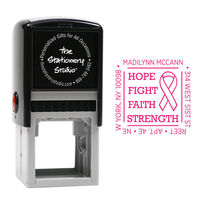Hope Fight Strength Self Inking Stamper