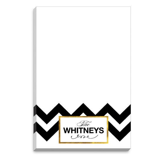 Modern Chevron Notepads