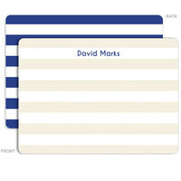 Personalized Blue Rugby Stationery