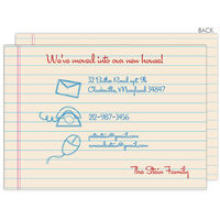 Notepad Note Moving Cards