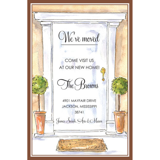 Classy Entry Open House Invitations
