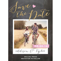 Chalkboard Love Save the Date Magnets