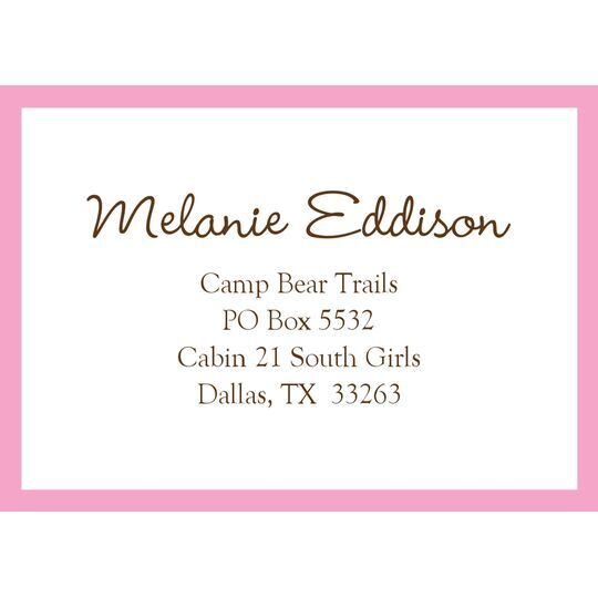 Pink Party Dots Calling Cards