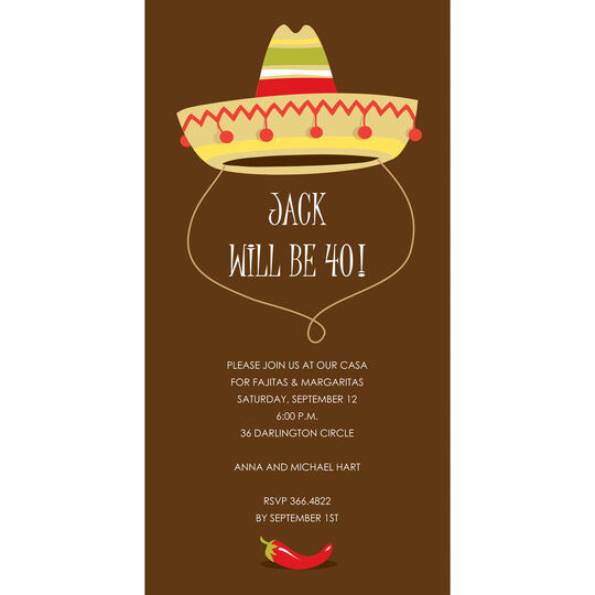 Fiesta Invitations