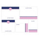 Navy & Pink Polka Dot Post-it® Notes Ensemble Image 2 of 2