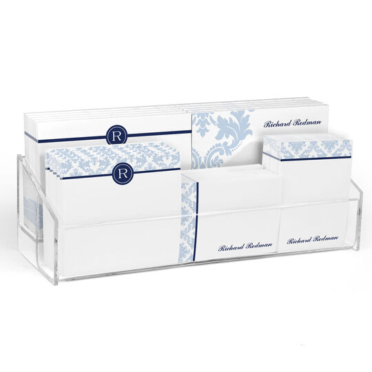 Blue Damask Post-it® Notes Ensemble