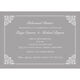 Lace Silver Invitations Image 1 of 2