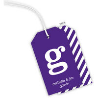 Purple and White Little Hanging Gift Tags