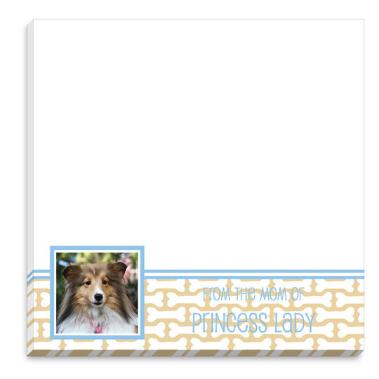 Dog Bone Photo Notepad