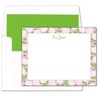 Pink Flower Flat Note Cards