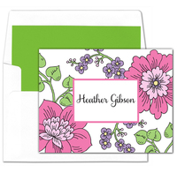Spring Garden Foldover Note Cards