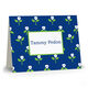 Blue Petite Flower Folded Note Cards Image 3 of 3