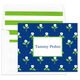 Blue Petite Flower Folded Note Cards Image 1 of 3