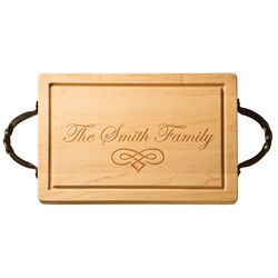 Maple 18 inch Rectangle Your Text Cutting Board
