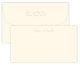 Triple Thick Mayfair Wide Flat Note Cards - Embossed Image 3 of 4