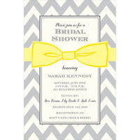 Yellow Bow Invitations