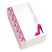 Pink High Heel Fashionista Chunky Notepads