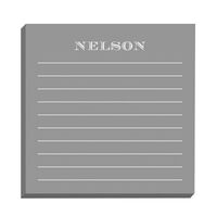 Gray Lined Memo Square-REFILL ONLY