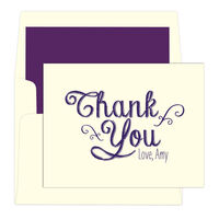 Chalk Thank You Note Cards