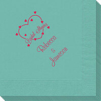 Heartfelt Bridal Shower Napkins