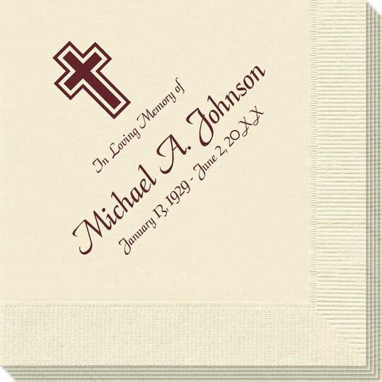 Memorial Cross Napkins