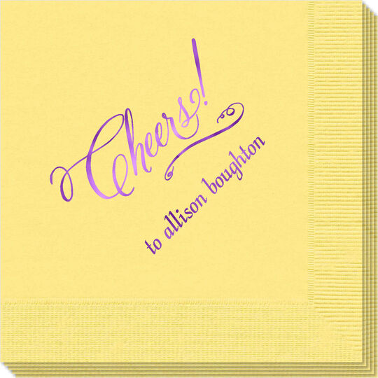 Elegant Cheers Napkins