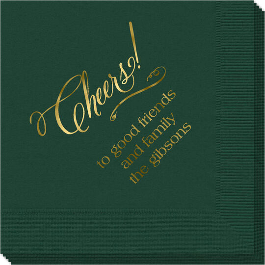 Elegant Cheers Napkins