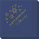 Modern Jewish Star Galaxy Napkins Image 1 of 2