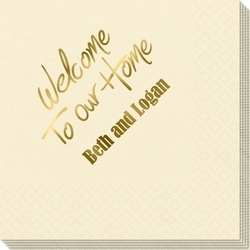 Fun Welcome to our Home Napkins