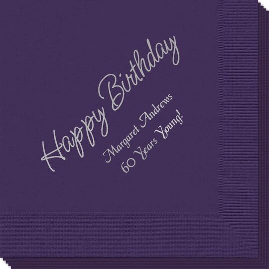 Perfect Happy Birthday Napkins