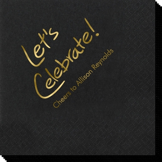 Fun Let's Celebrate Napkins