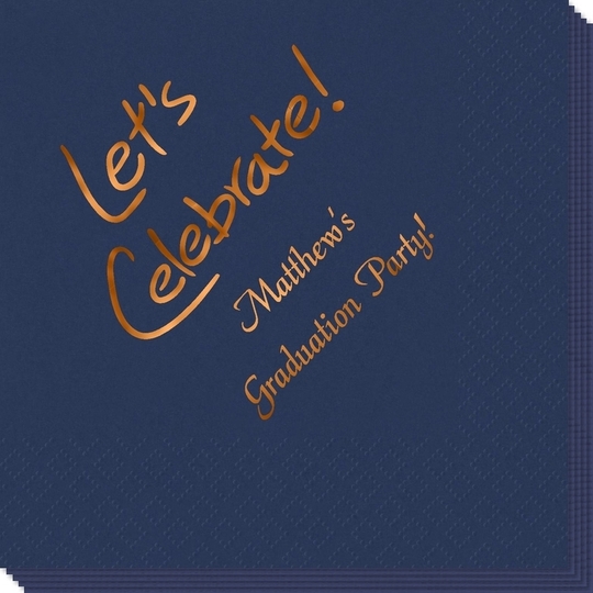 Fun Let's Celebrate Napkins