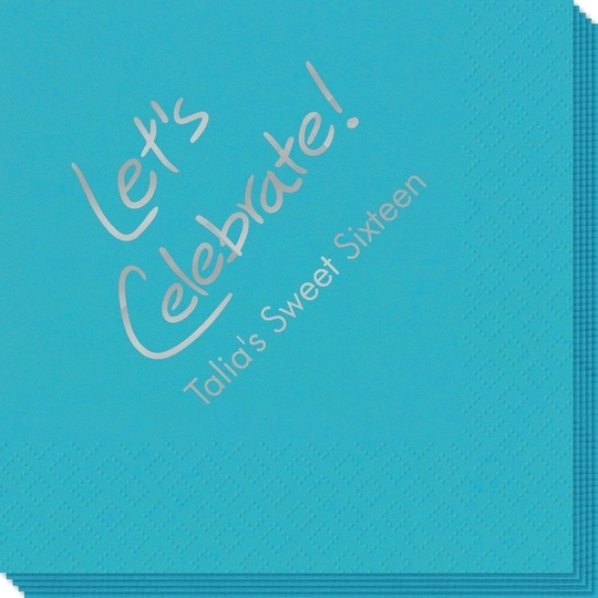 Fun Let's Celebrate Napkins