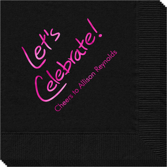 Fun Let's Celebrate Napkins