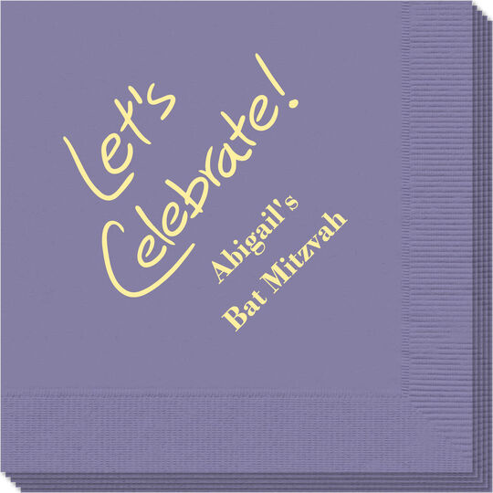 Fun Let's Celebrate Napkins