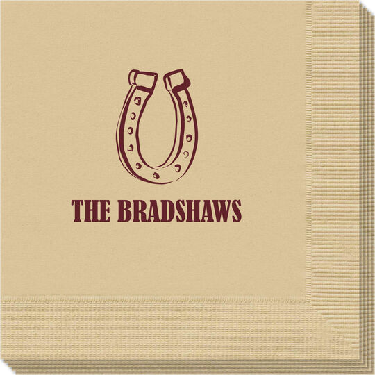 Horseshoe Luck Napkins