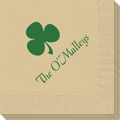 Three Leaf Shamrock Napkins