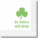 Three Leaf Shamrock Napkins Image 2 of 2