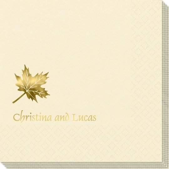 Little Autumn Leaf Napkins