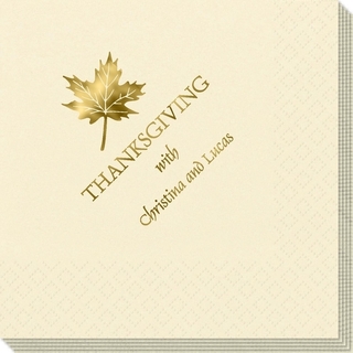 Little Autumn Leaf Napkins