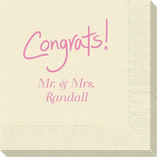 Fun Congrats Napkins