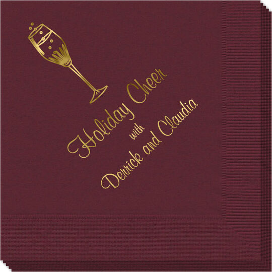 Bubbly Champagne Napkins