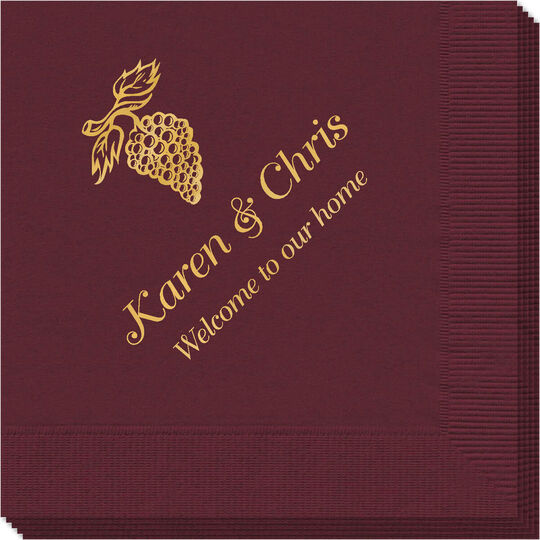 Vineyard Grapes Napkins