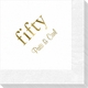 Big Number Fifty Napkins Image 1 of 2