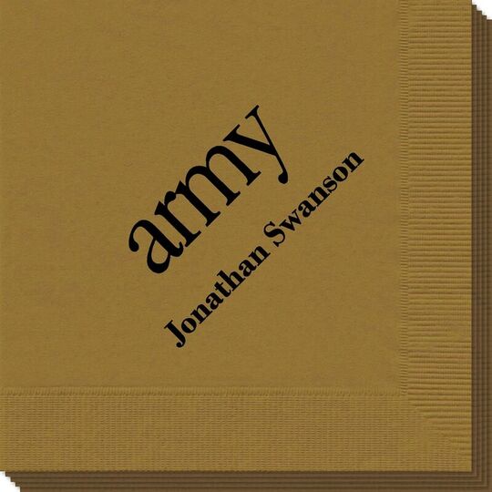 Big Word Army Napkins