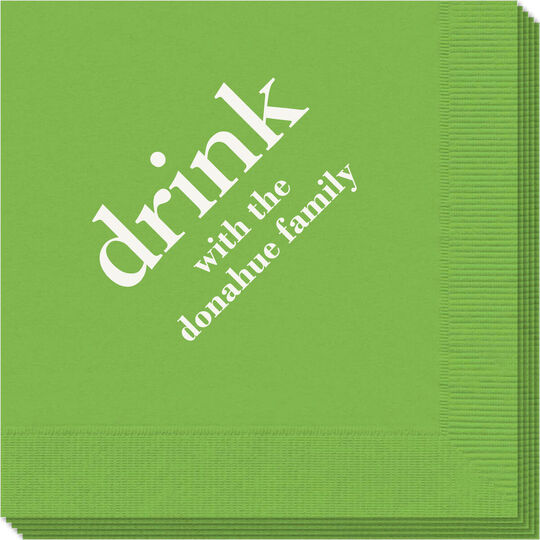 Big Word Drink Napkins