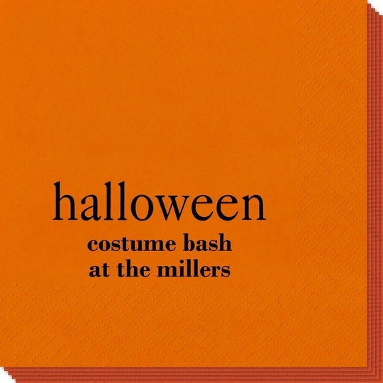 Big Word Halloween Napkins